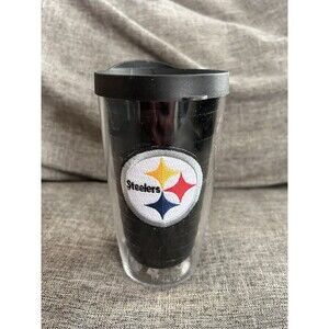 Tervis Tumbler Pittsburgh Steelers 16oz With Lid Black Emblem